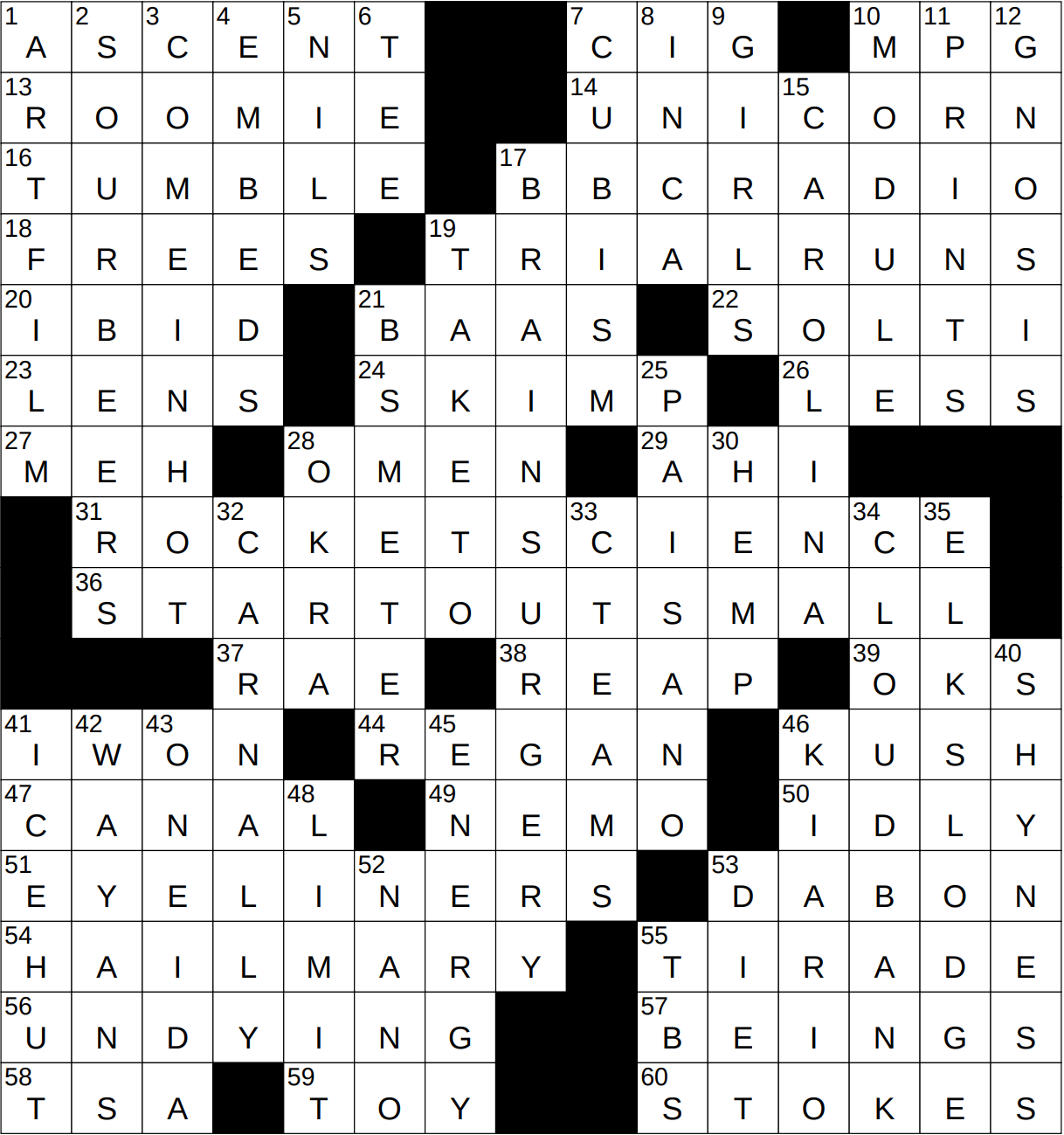 0203 24 NY Times Crossword 3 Feb 24 Saturday NYXCrossword