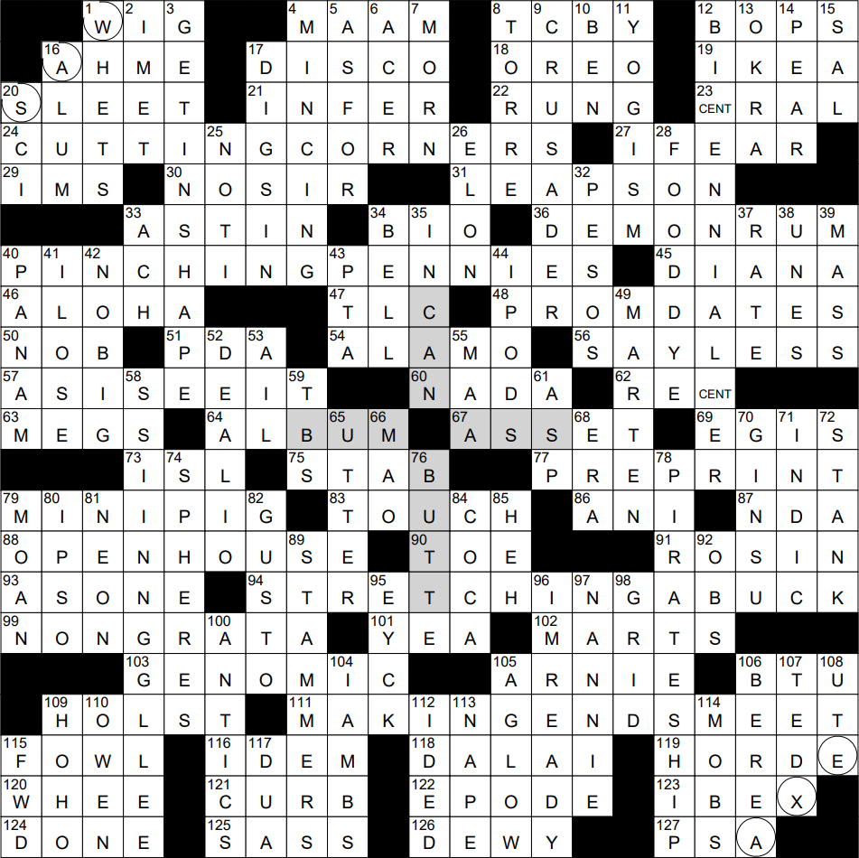 0212 23 NY Times Crossword 12 Feb 23 Sunday NYXCrossword