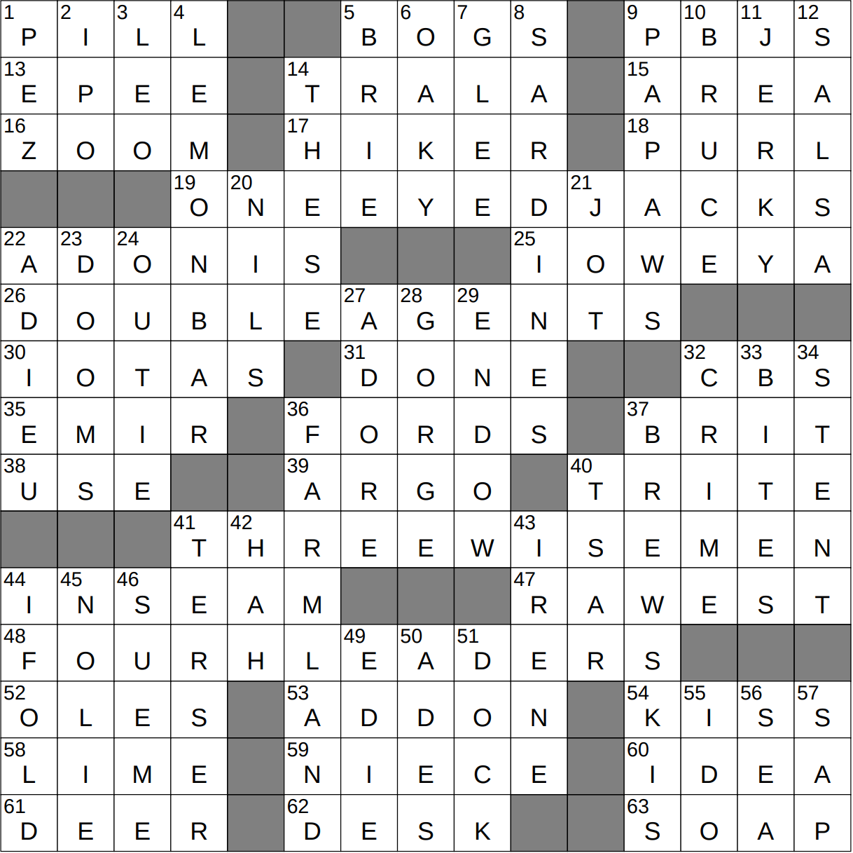 0306 24 NY Times Crossword 6 Mar 24 Wednesday NYXCrossword