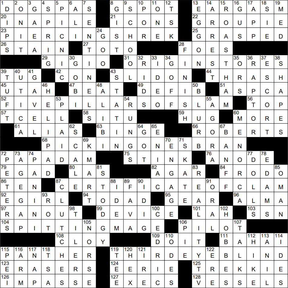 0326 23 NY Times Crossword 26 Mar 23 Sunday NYXCrossword 0326 23 NY Times Crossword 26 Mar 23 Sunday NYXCrossword