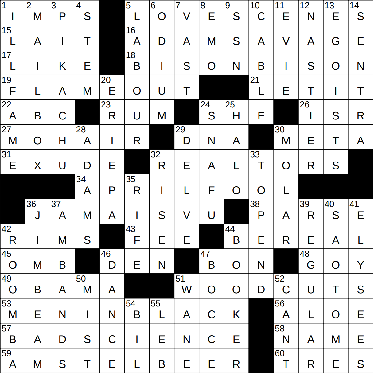 0401 23 NY Times Crossword 1 Apr 23 Saturday NYXCrossword