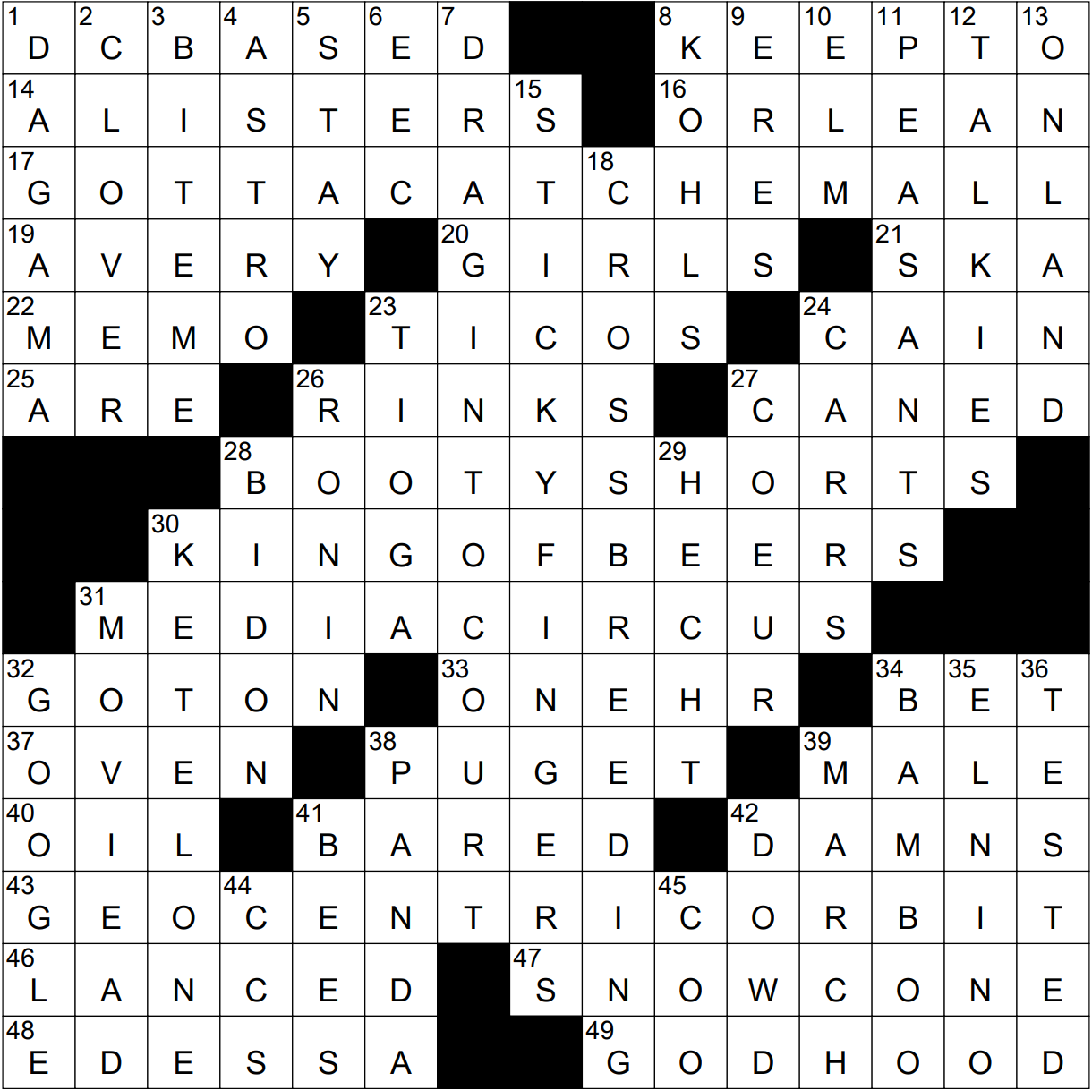 0416 22 NY Times Crossword 16 Apr 22 Saturday NYXCrossword