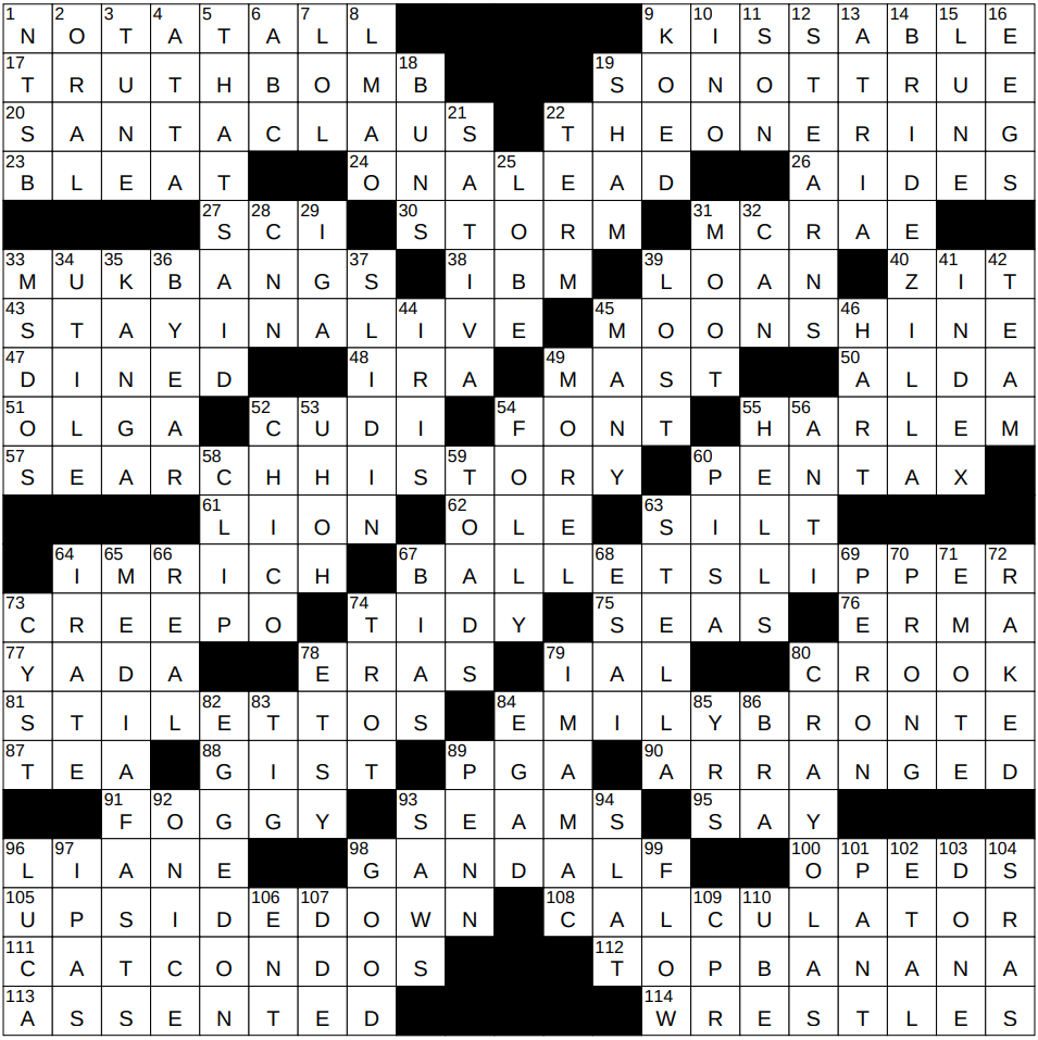 sarge's boss nyt crossword