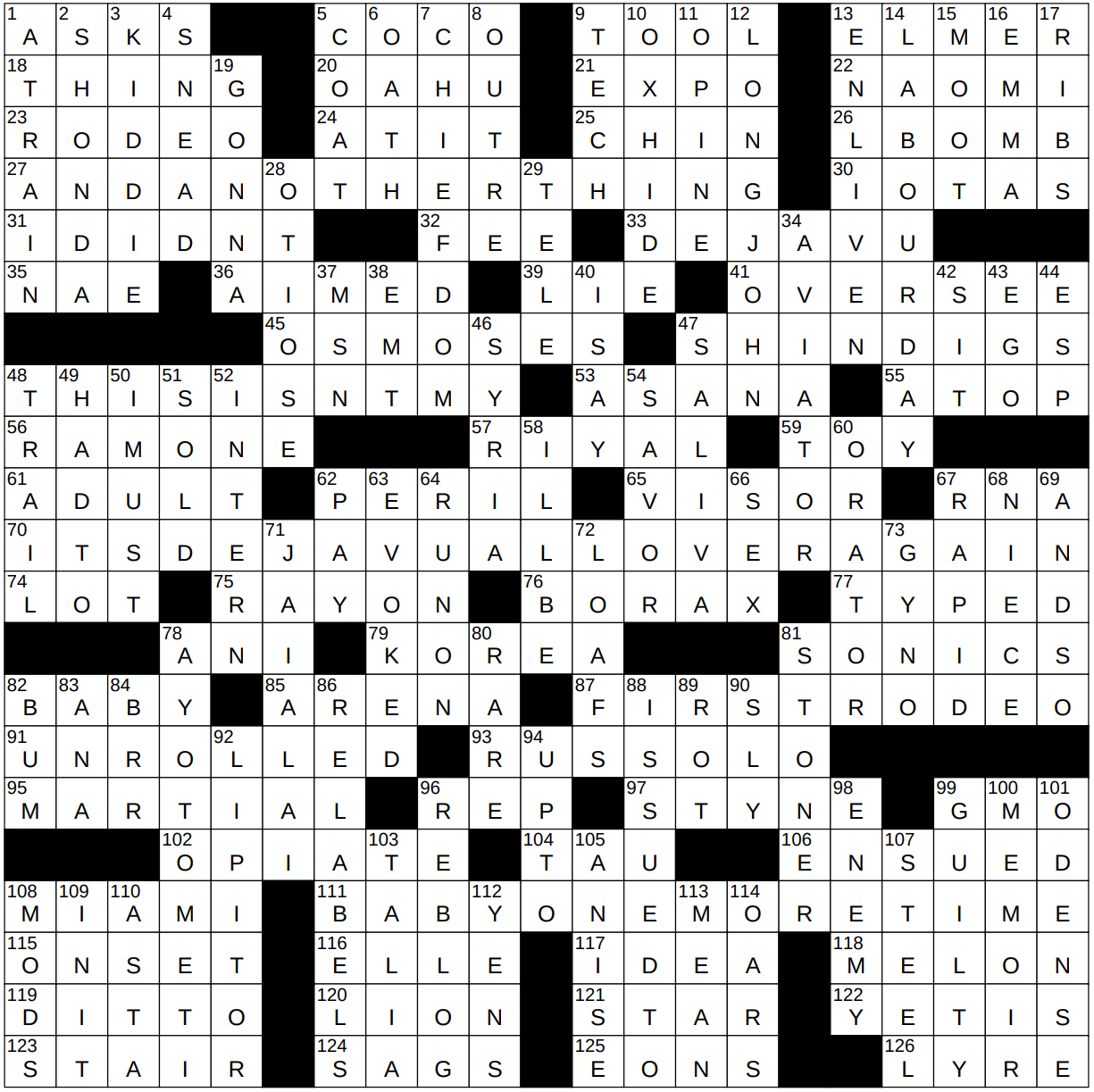 0612 22 NY Times Crossword 12 Jun 22 Sunday NYXCrossword