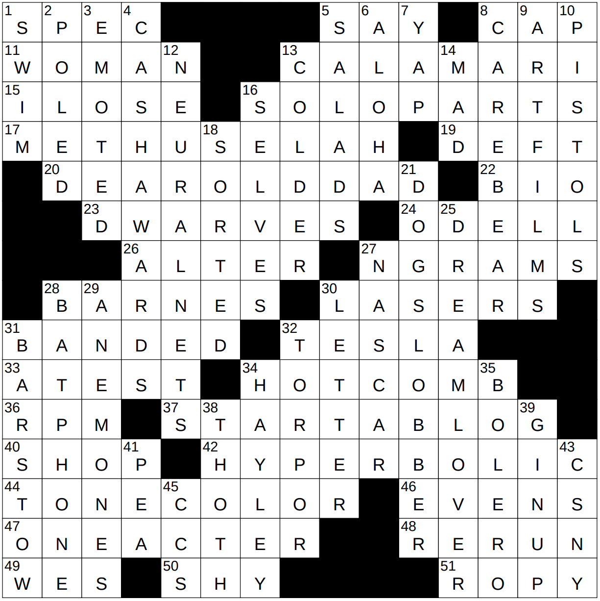 0716 22 NY Times Crossword 16 Jul 22 Saturday NYXCrossword