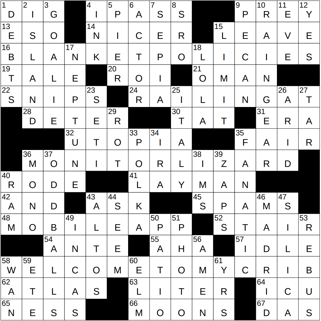 0819 25 NY Times Crossword 19 Aug 25 Tuesday NYXCrossword
