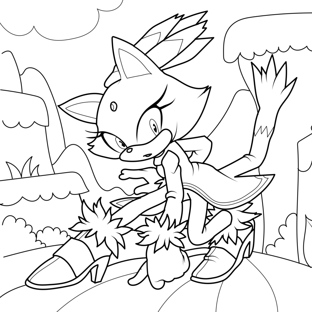 sonic the hedgehog printable coloring sheets