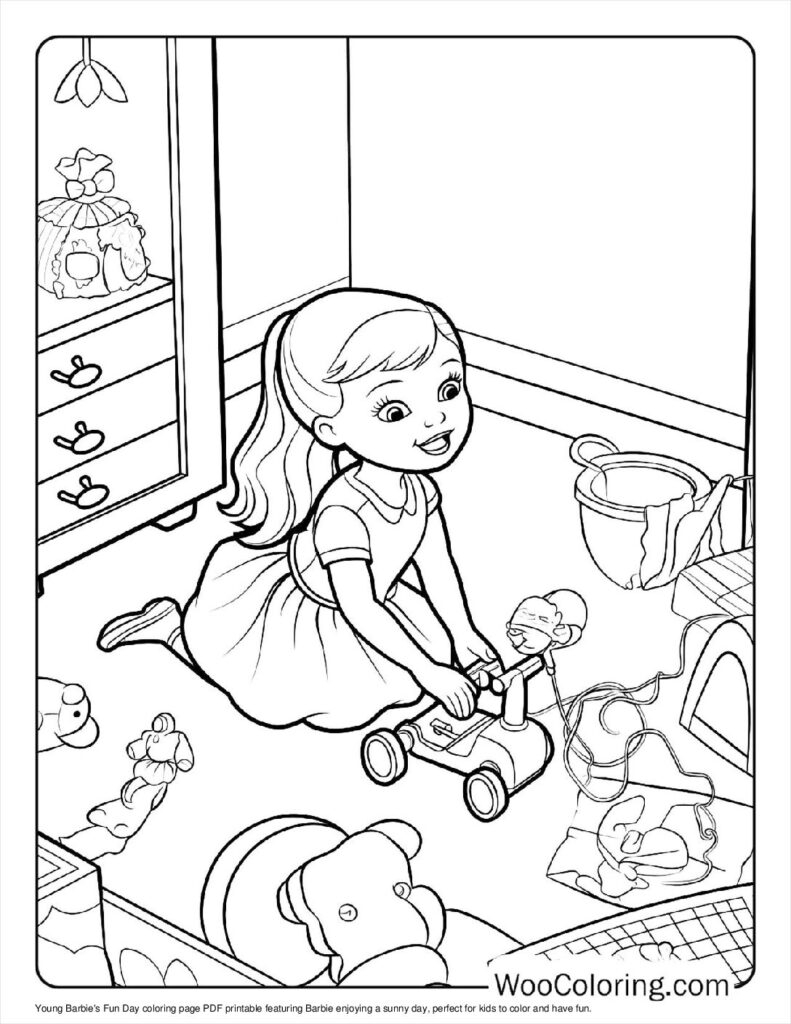100 Barbie Coloring Pages Free PDF To Print Woo Coloring