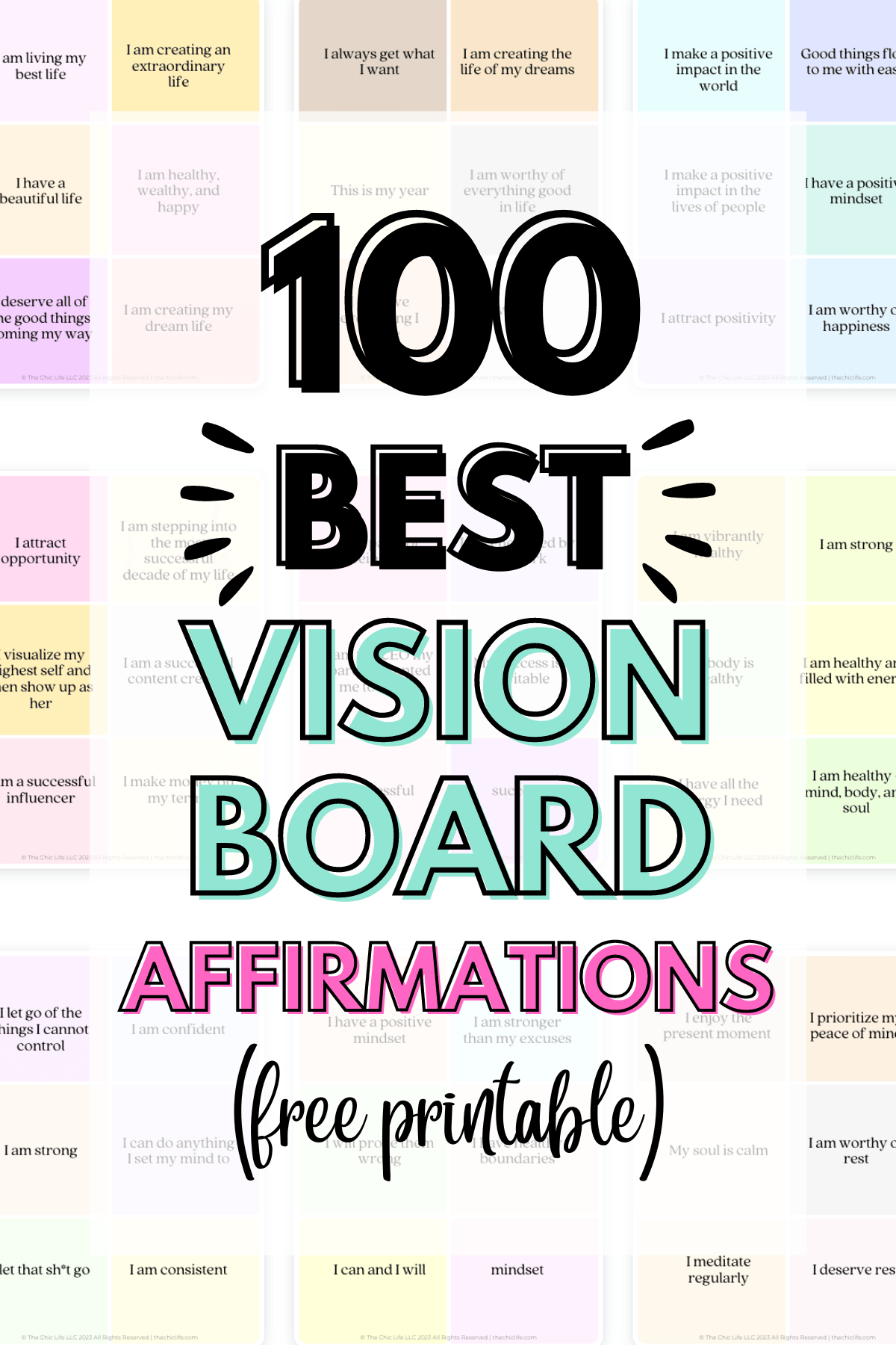 vision board print outs vision board print outs