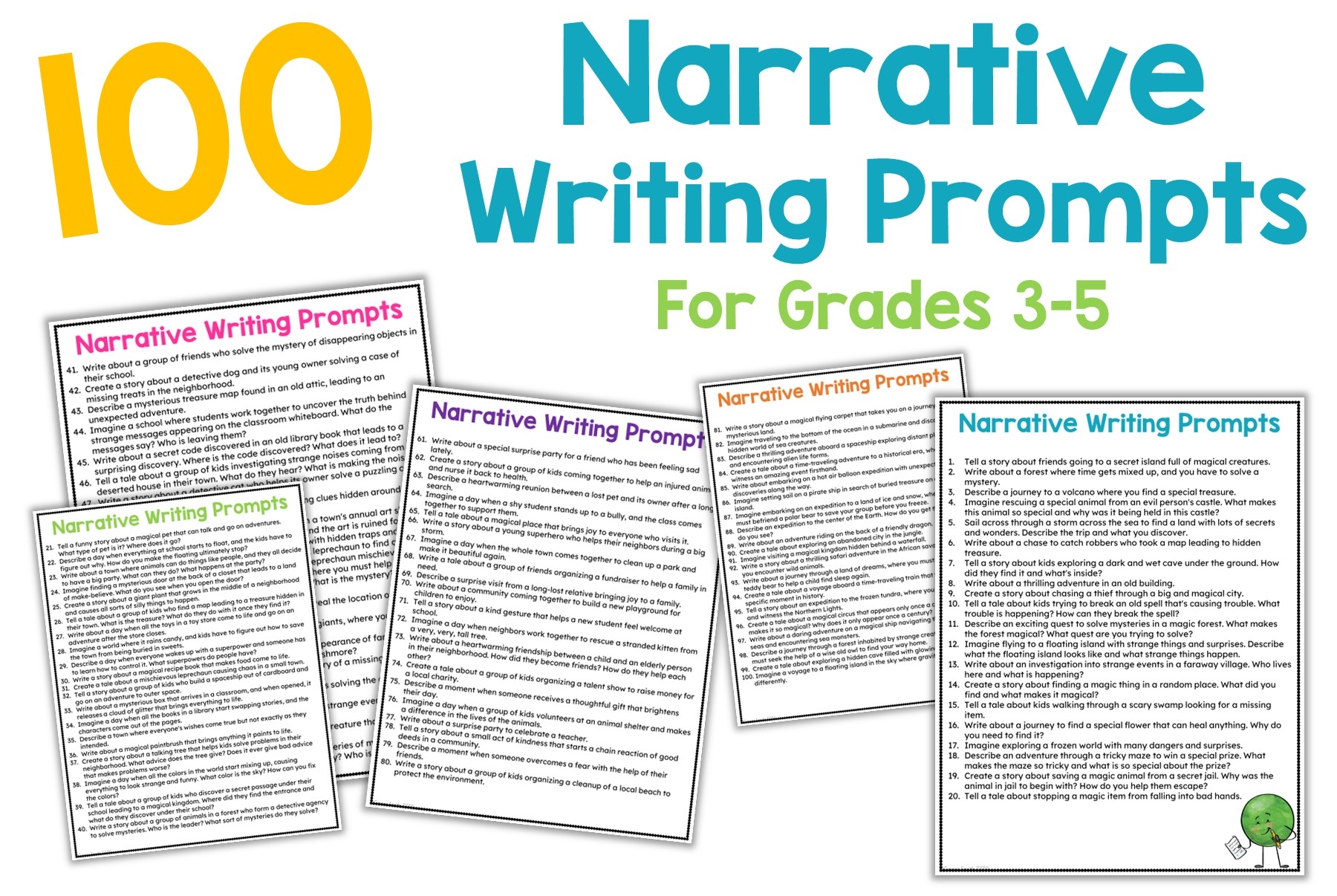 writing prompts for 5th grade