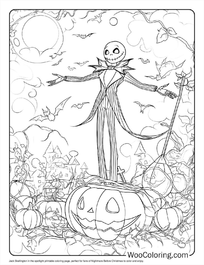 100 Nightmare Before Christmas Coloring Pages Free PDF To Print Woo Coloring 100 Nightmare Before Christmas Coloring Pages Free PDF To Print Woo Coloring