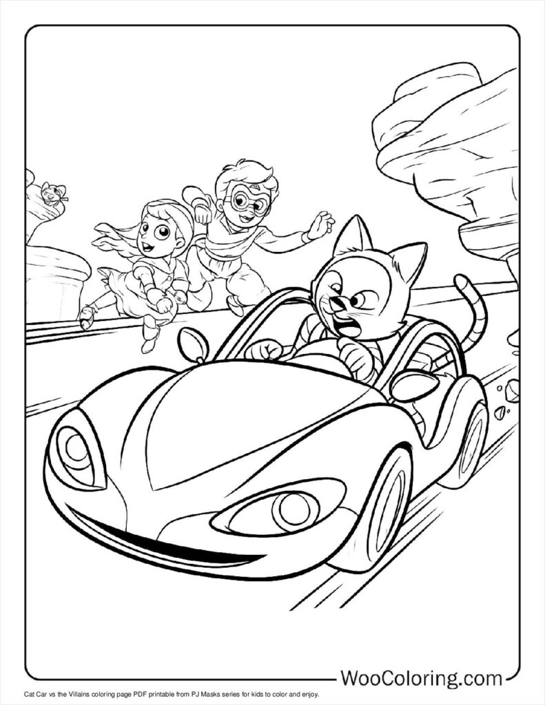pj masks coloring pages