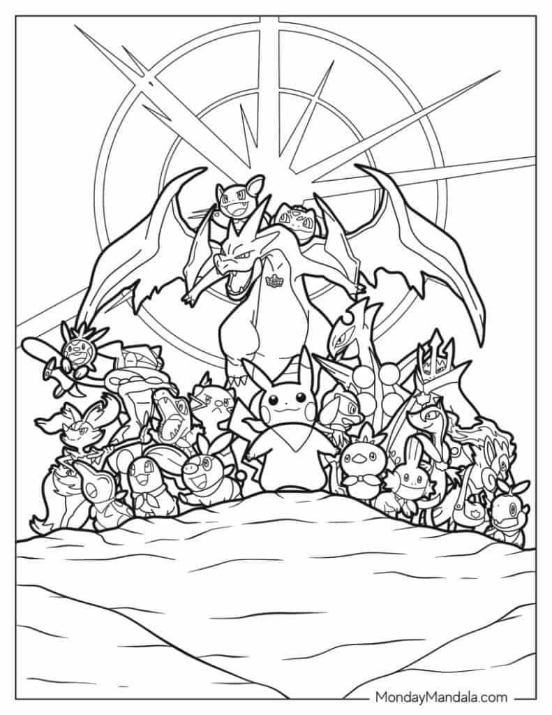 pokemon coloring pages to print