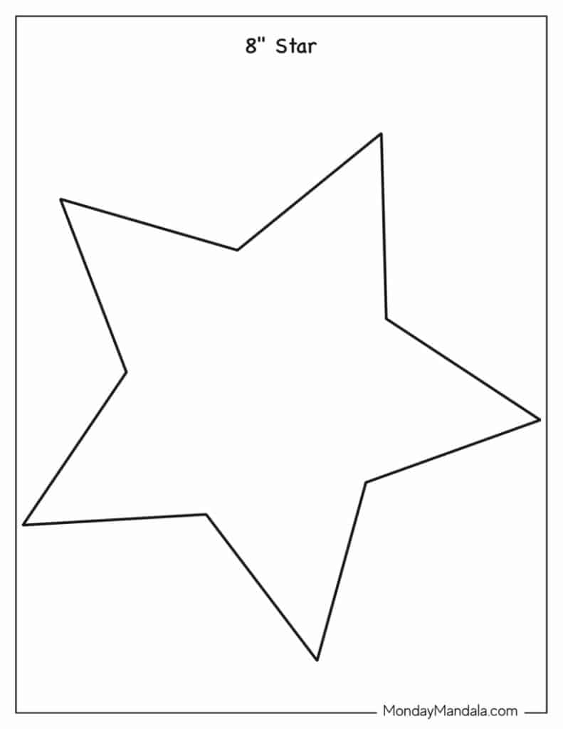 100 Star Templates Free PDF Printables 100 Star Templates Free PDF Printables