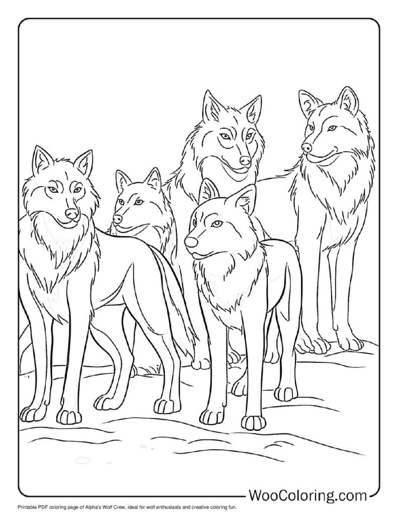 100 Wolf Coloring Pages Free PDF To Print Woo Coloring