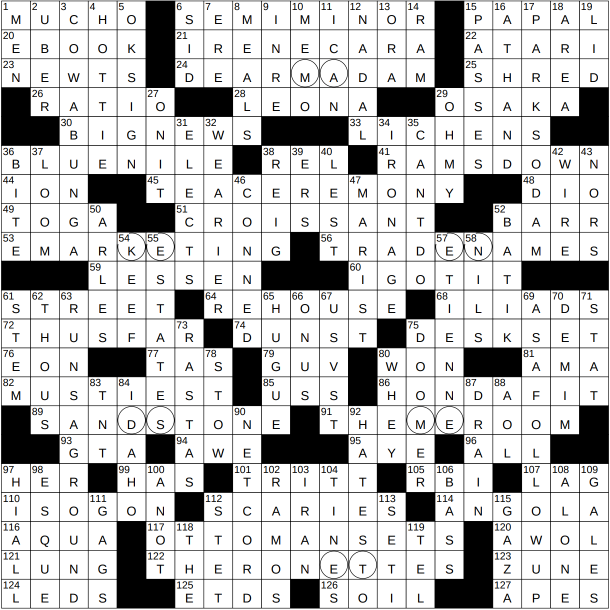 1016 22 NY Times Crossword 16 Oct 22 Sunday NYXCrossword