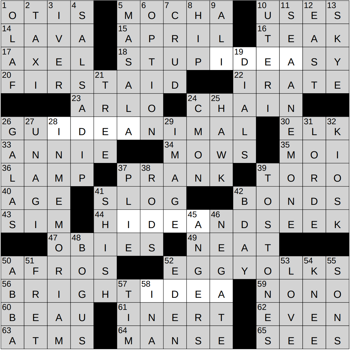 willow rod crossword clue