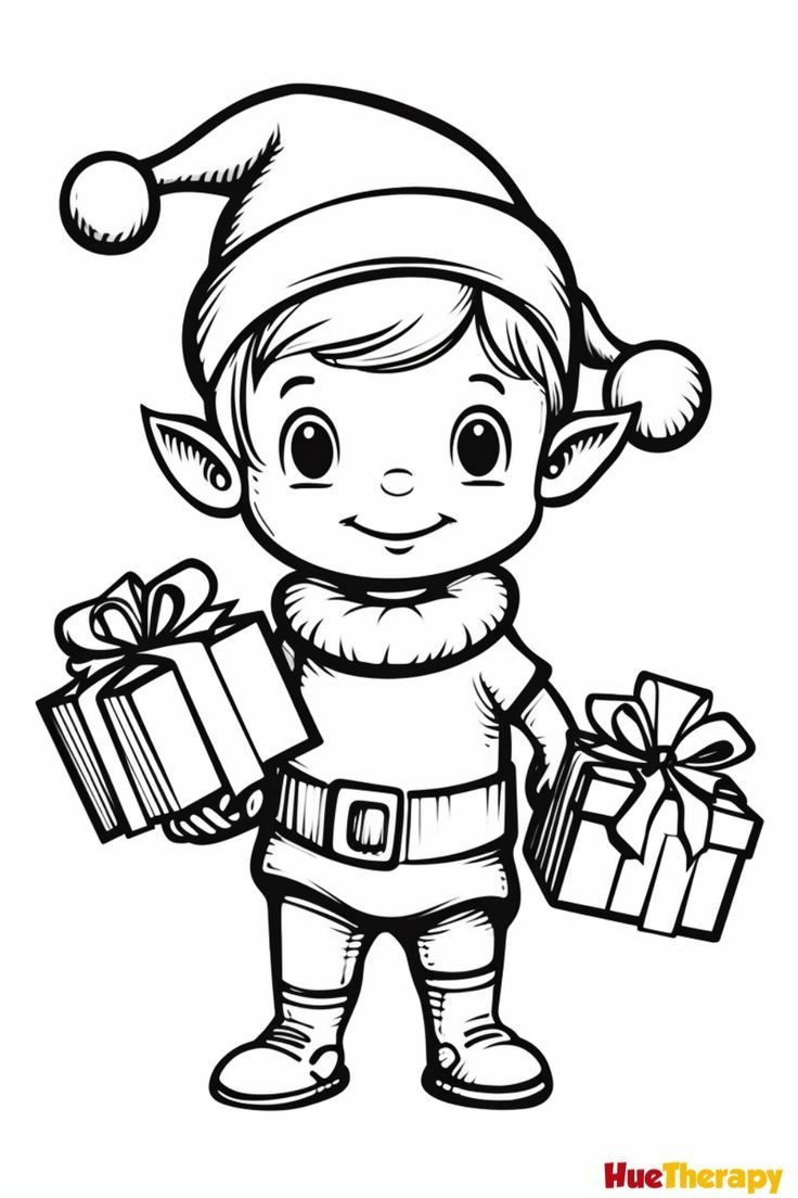 11 Free Printable Christmas Elf Coloring Pages For Kids 11 Free Printable Christmas Elf Coloring Pages For Kids
