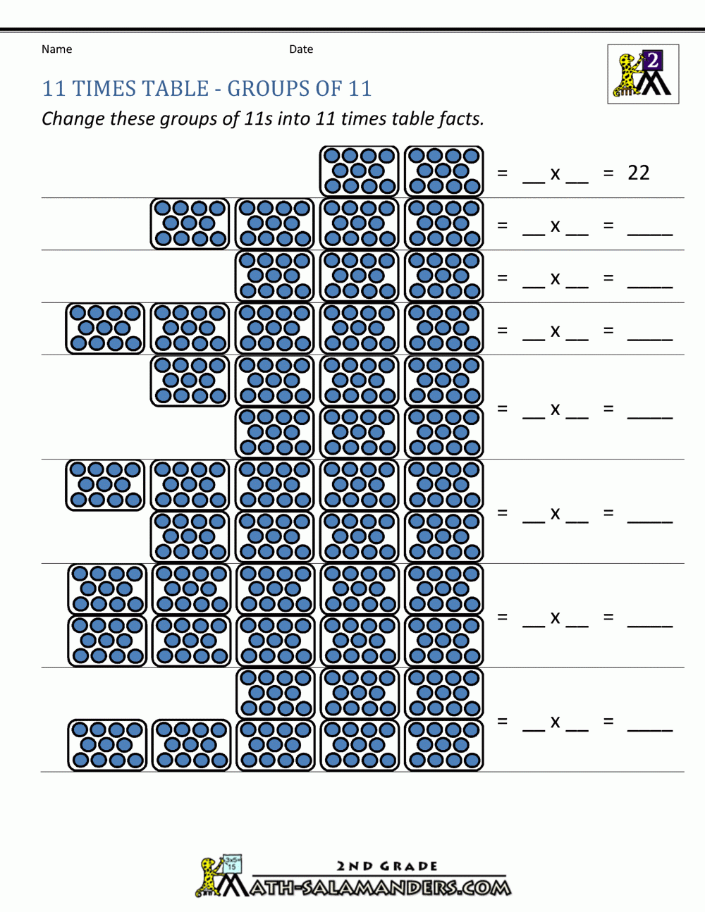 11 Times Table