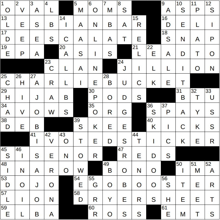 1101 24 NY Times Crossword 1 Nov 24 Friday NYXCrossword 1101 24 NY Times Crossword 1 Nov 24 Friday NYXCrossword