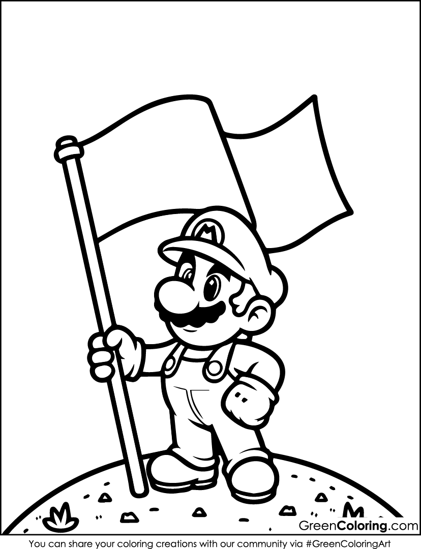 mario coloring pages printable mario coloring pages printable