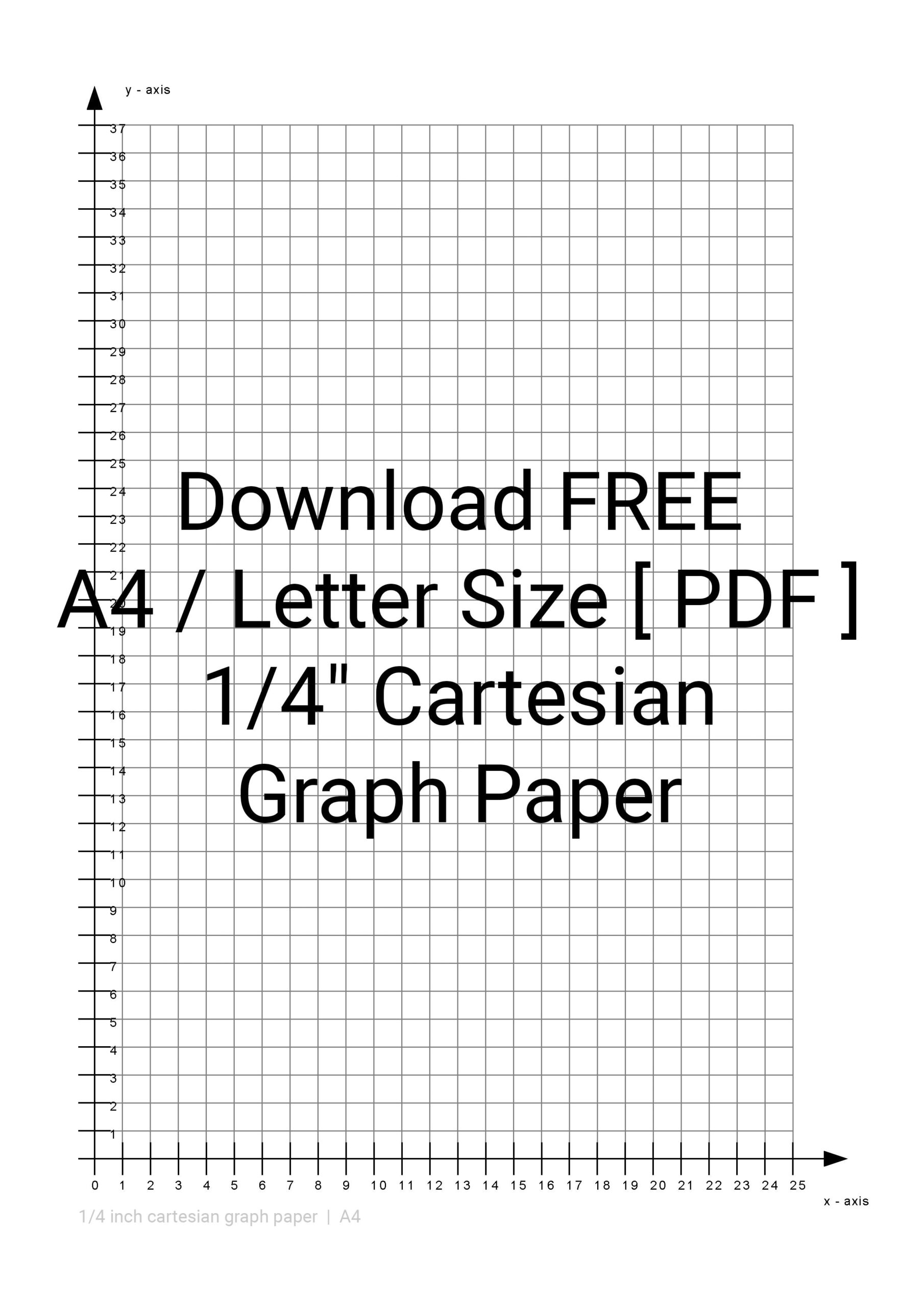14 Free Printable Graph Paper Templates PDF 