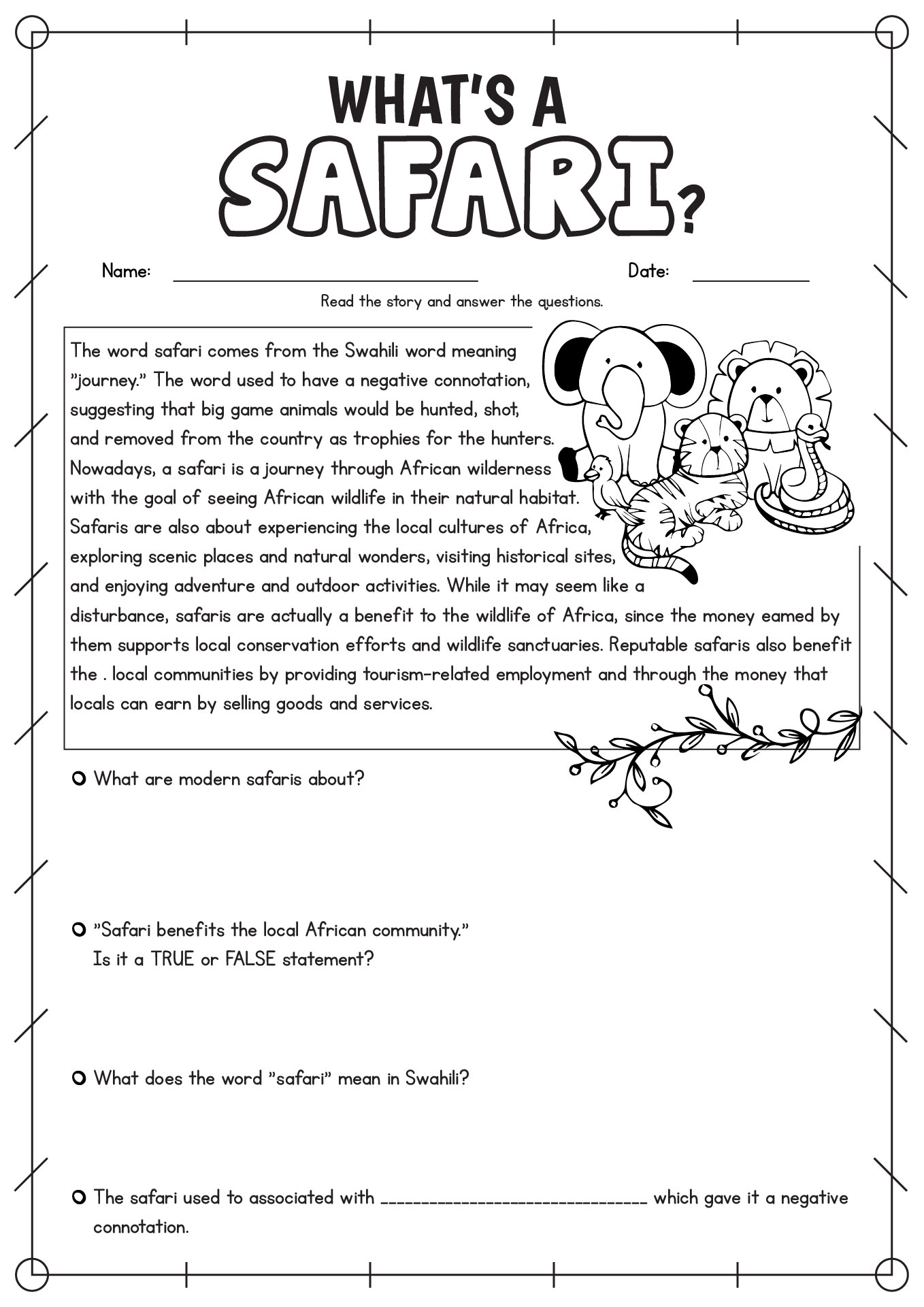 5th grade reading comprehension pdf 5th grade reading comprehension pdf