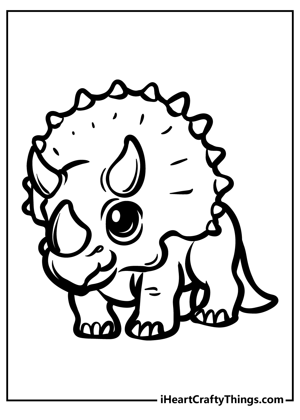 15 Free Baby Dinosaur Coloring Pages Easy PDF Printables 