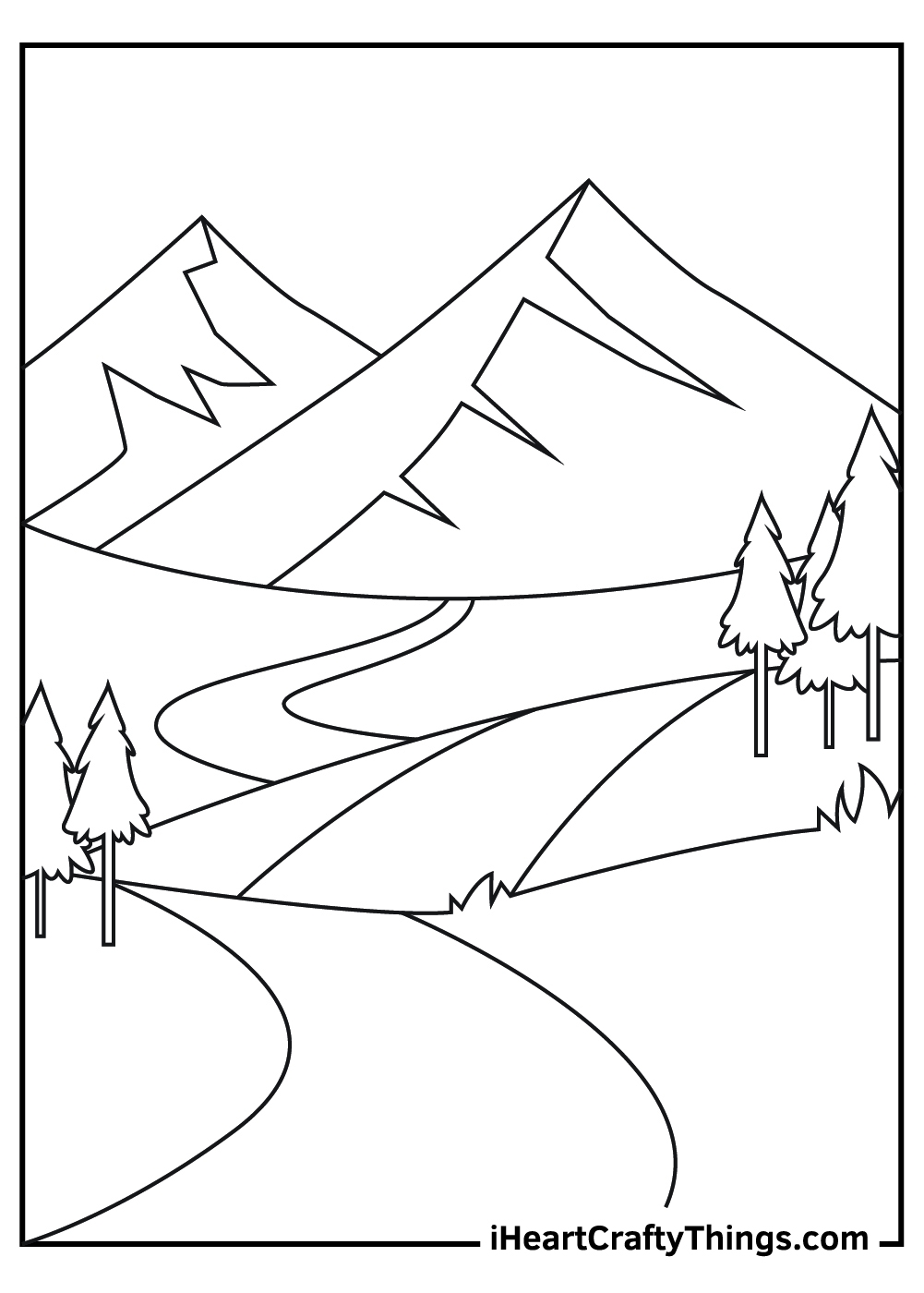 15 Free Mountains Coloring Pages Easy Printable PDF Sheets 15 Free Mountains Coloring Pages Easy Printable PDF Sheets