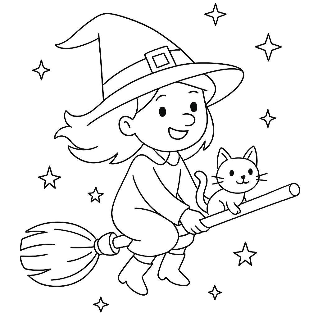 15 Free Printable Halloween Coloring Pages For Kids Fun PDFs