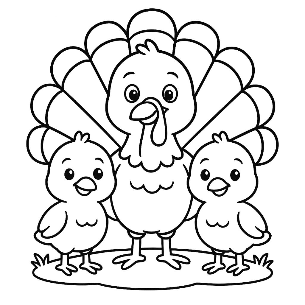 coloring pages thanksgiving printable
