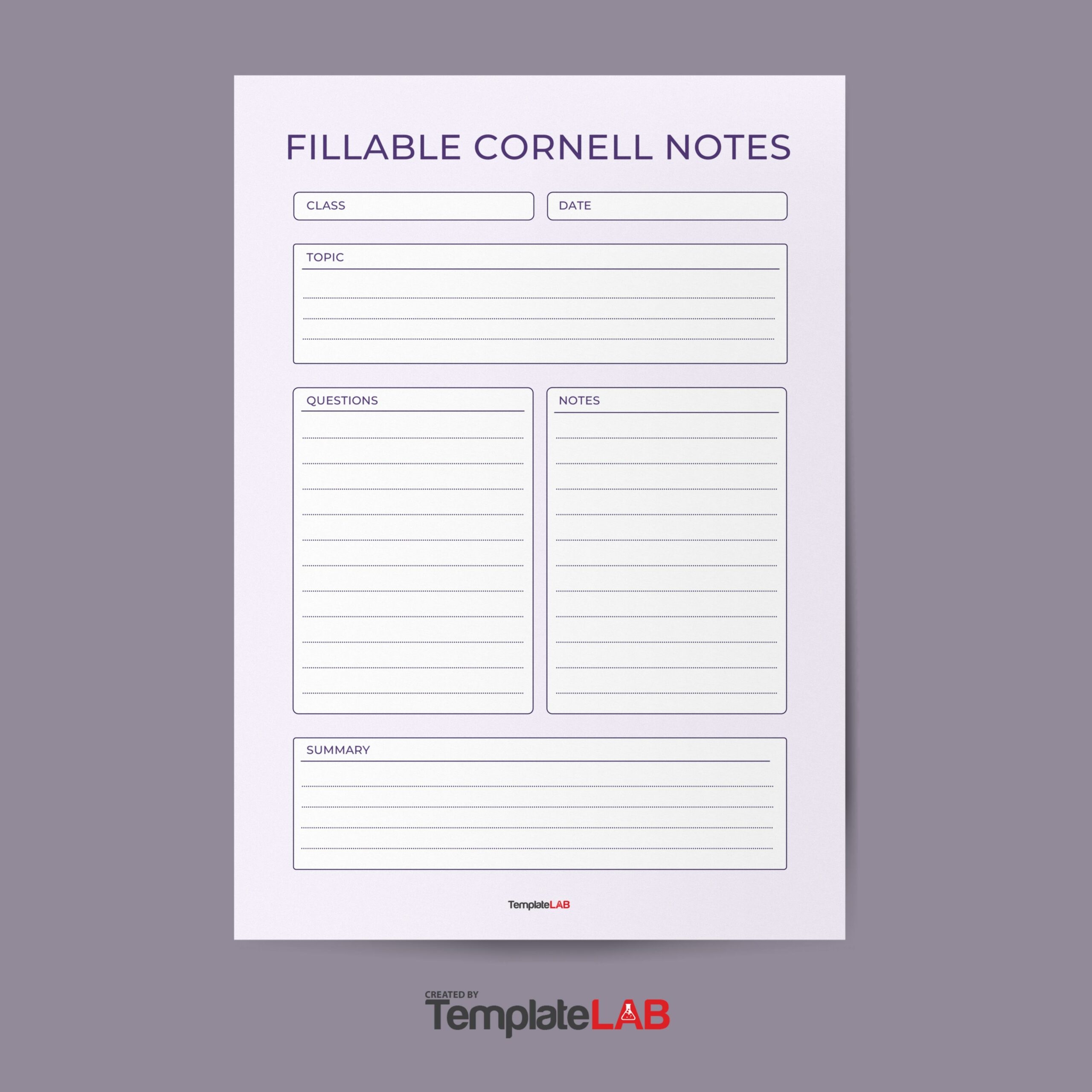 printable cornell notes template printable cornell notes template