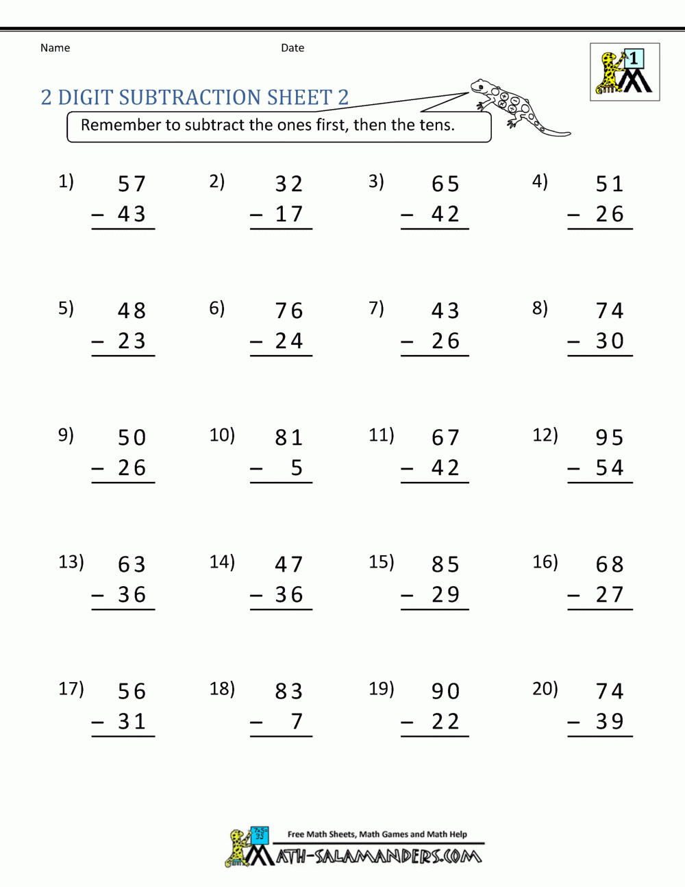 subtraction with borrowing worksheets subtraction with borrowing worksheets