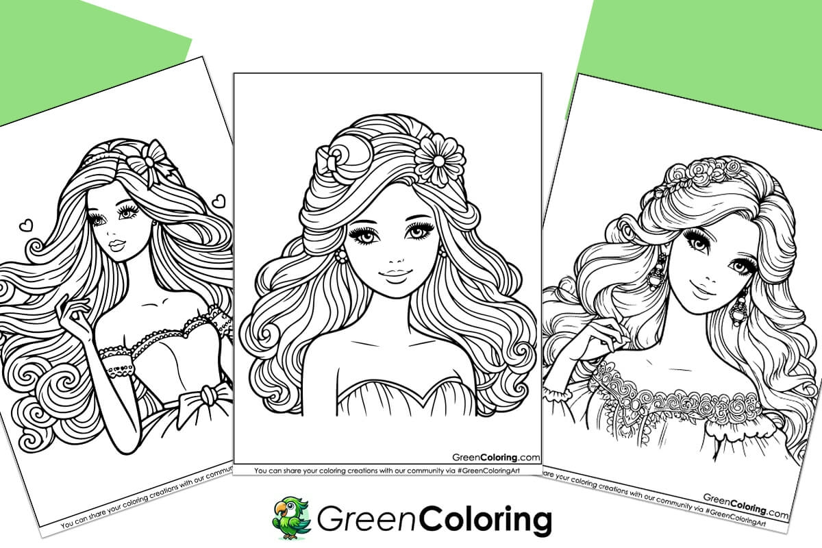 20 Barbie Coloring Pages Download Free Printable PDF 20 Barbie Coloring Pages Download Free Printable PDF