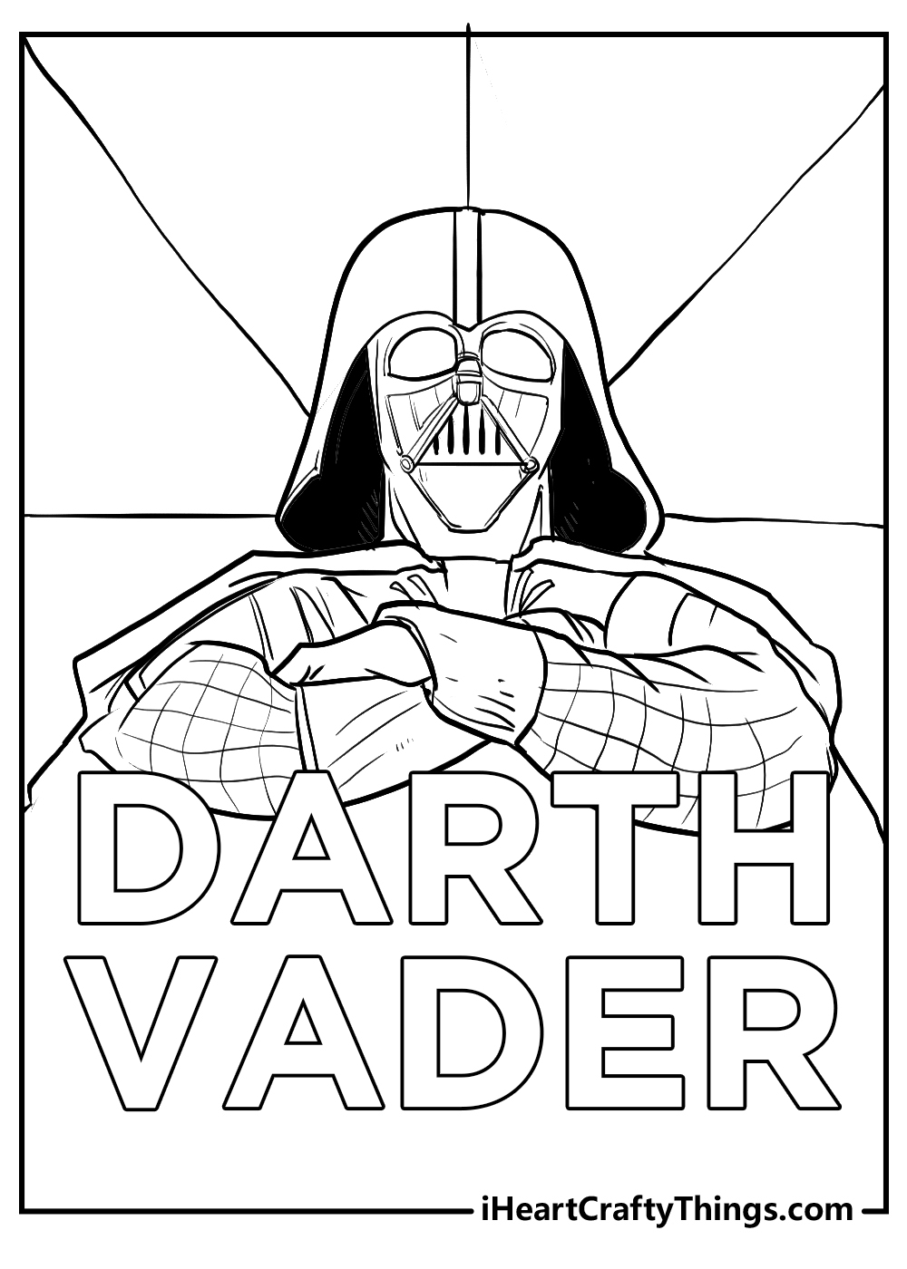 20 Darth Vader Coloring Pages Easy Free To Print PDF 