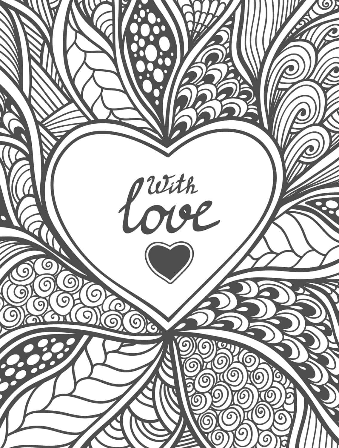 valentines coloring pages for adults