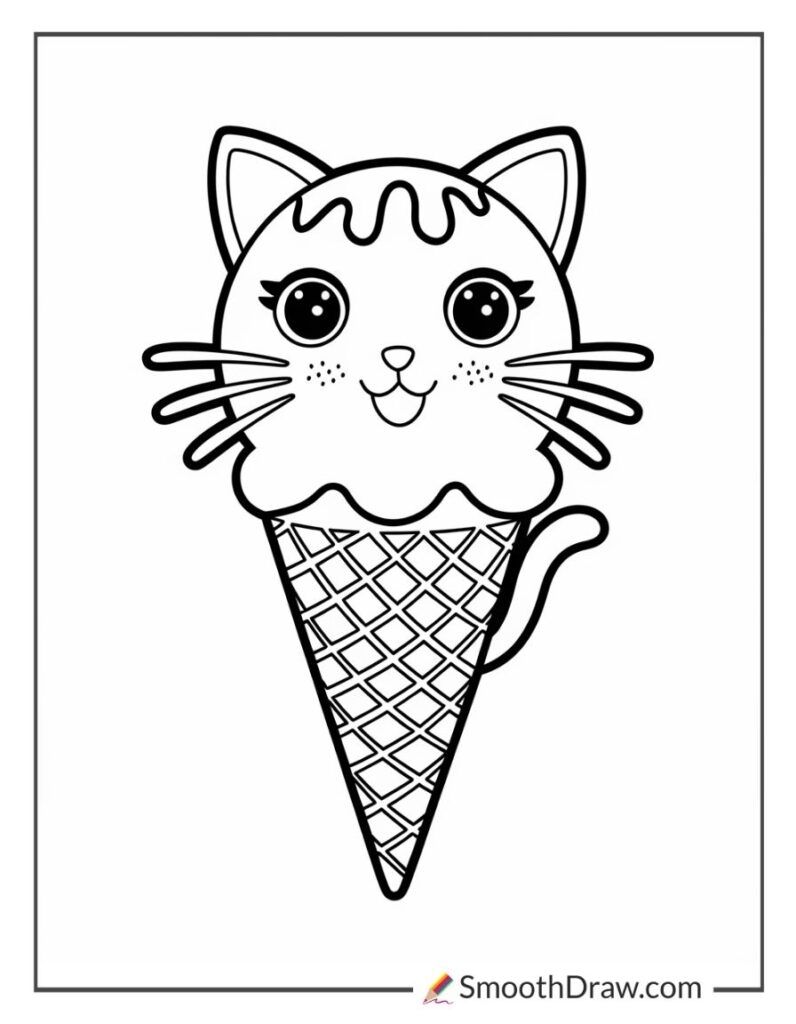 coloring pages for ice cream
