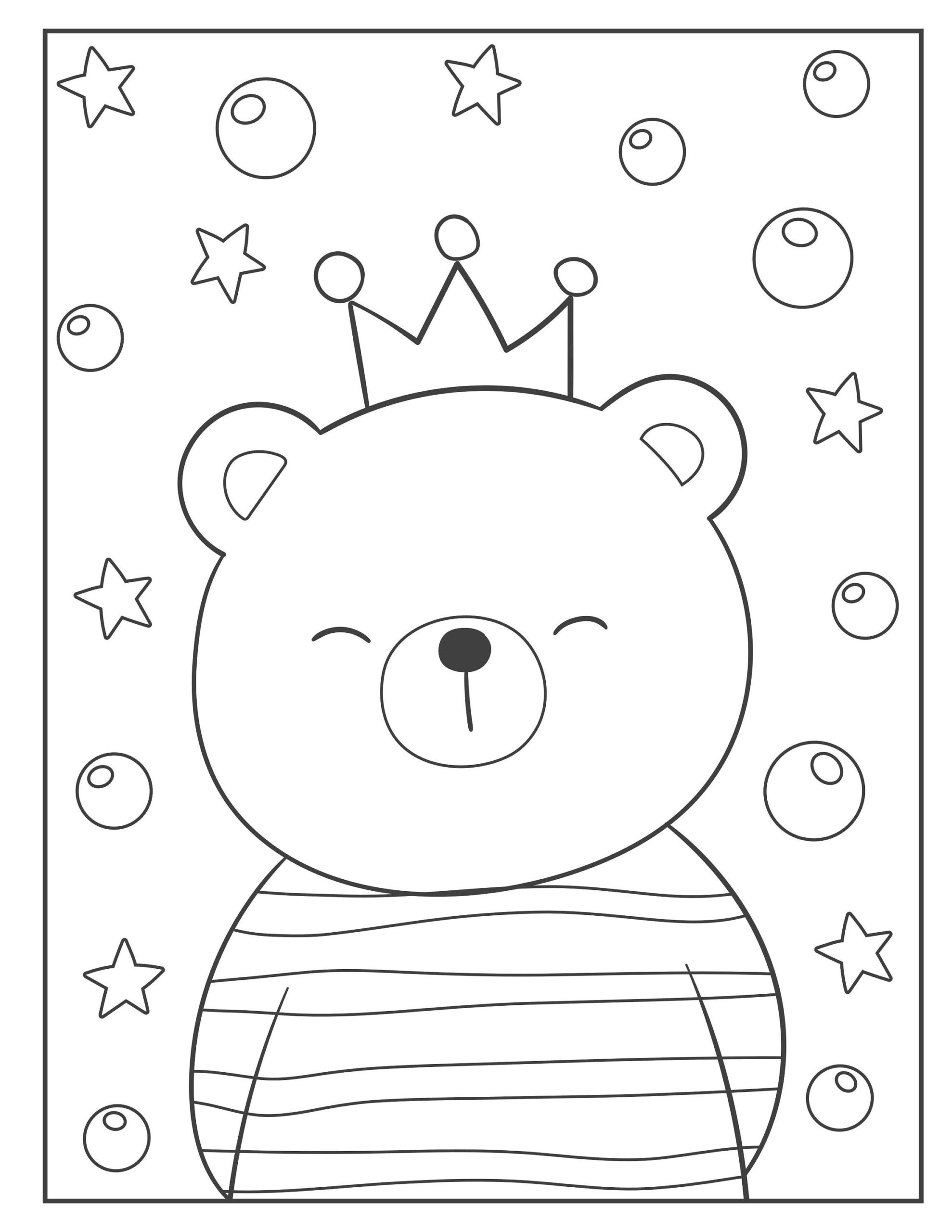 21 Bear Coloring Pages Etsy 21 Bear Coloring Pages Etsy