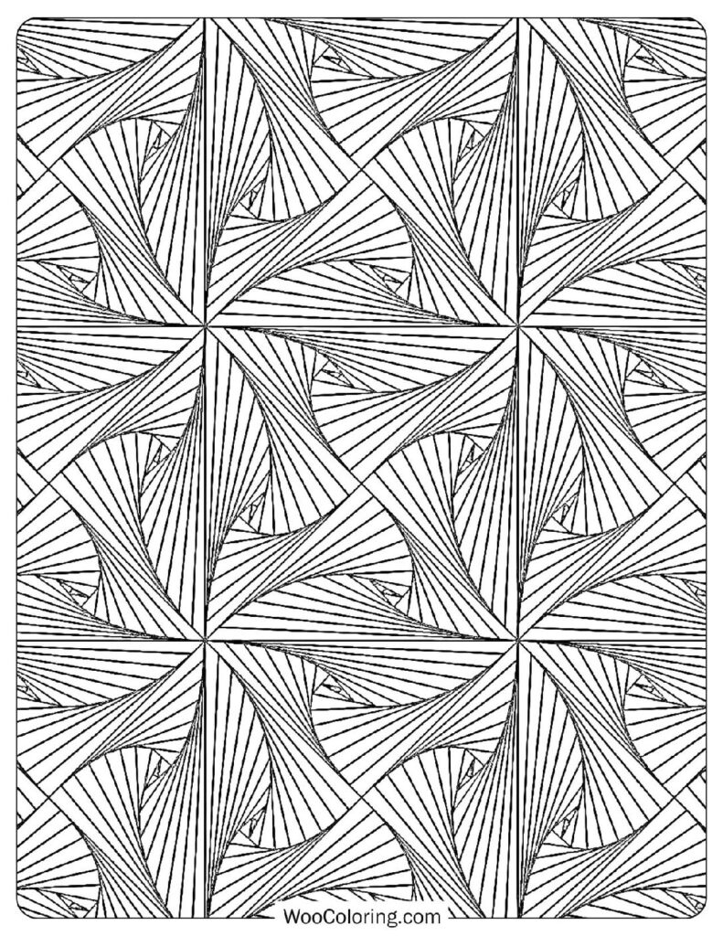 full page pattern coloring pages