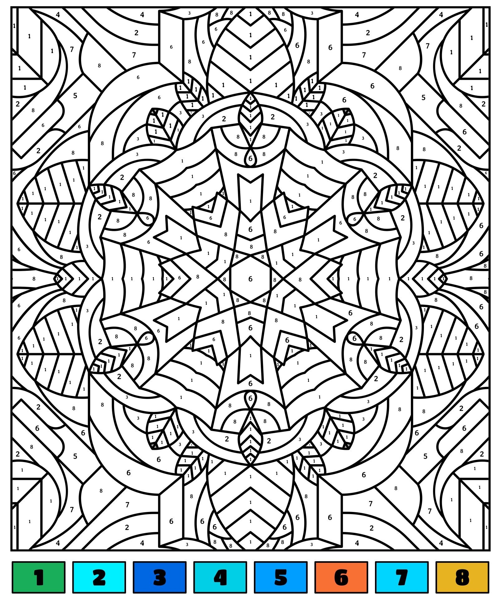 23 Color By Number Printable Ideas Color By Number Printable Adult Color By Number Adult Coloring Pages