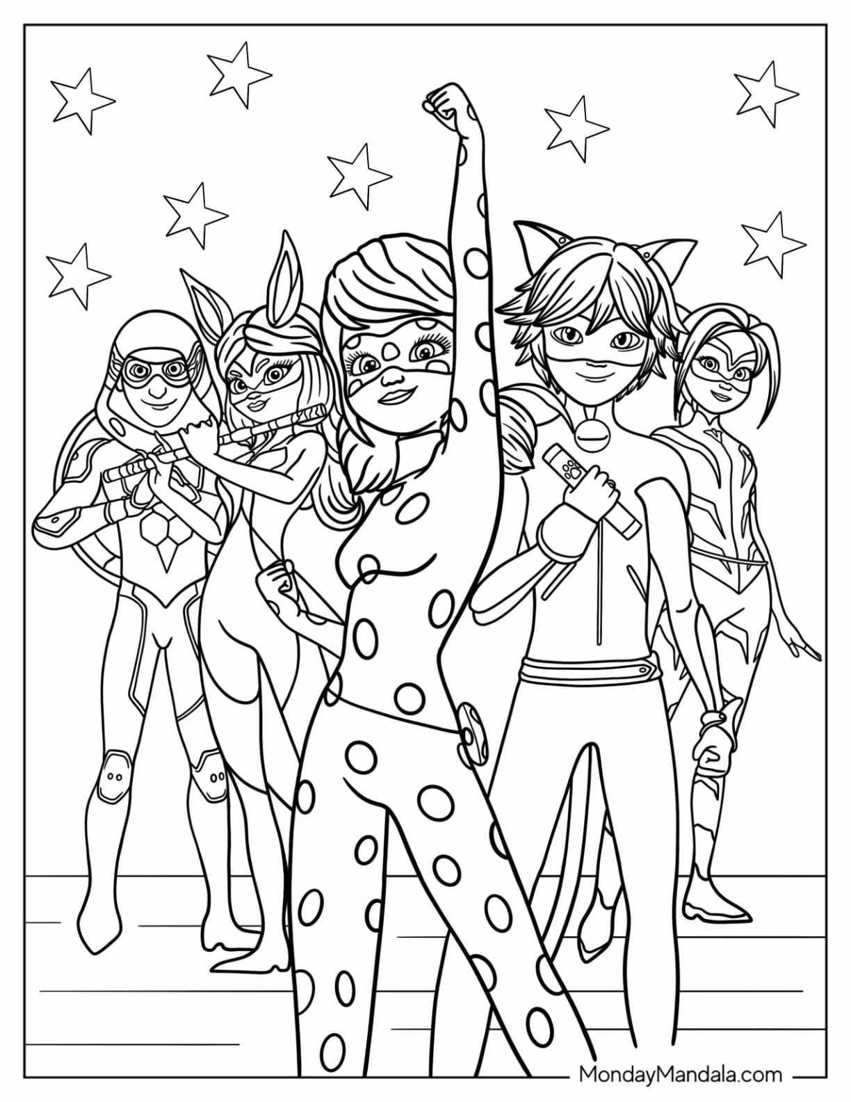 24 Miraculous Ladybug Coloring Pages Free PDF Printables 24 Miraculous Ladybug Coloring Pages Free PDF Printables
