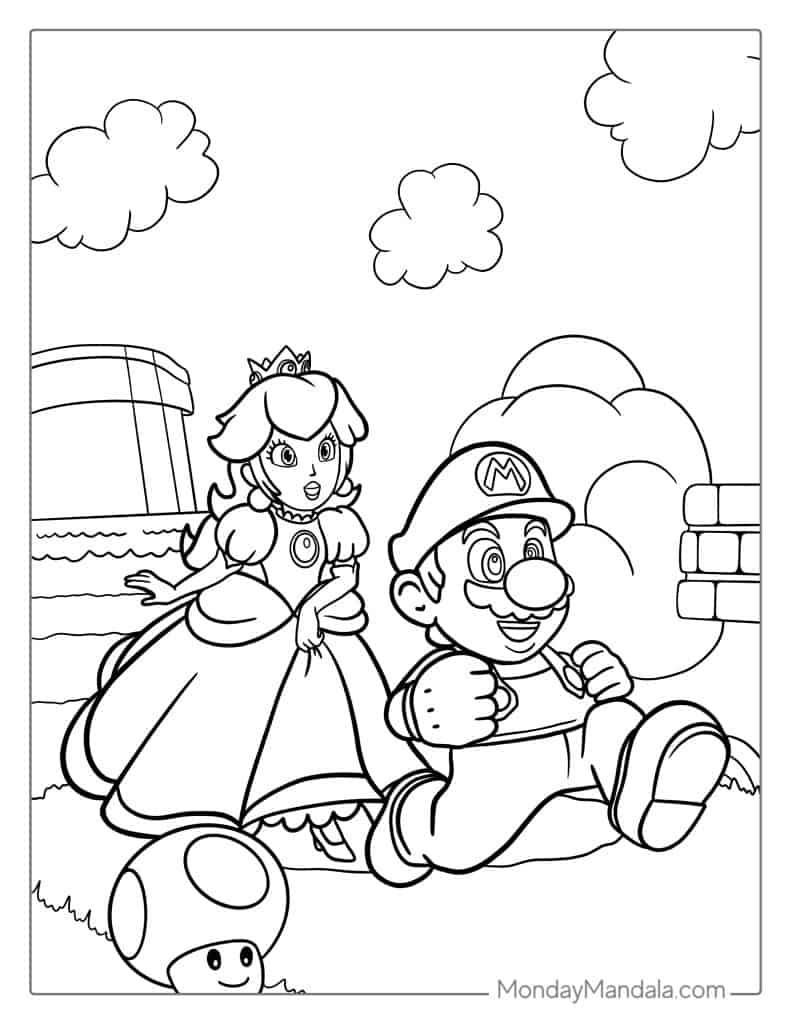 25 Princess Peach Coloring Pages Free PDF Printables 25 Princess Peach Coloring Pages Free PDF Printables