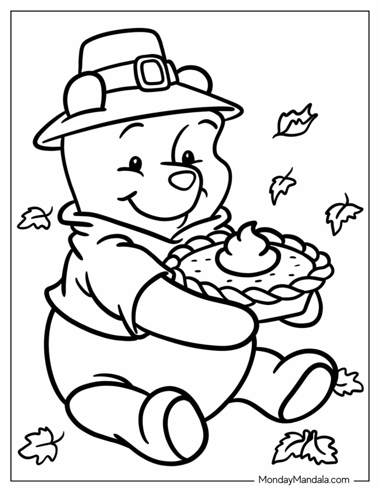 28 Disney Thanksgiving Coloring Pages Free Printables