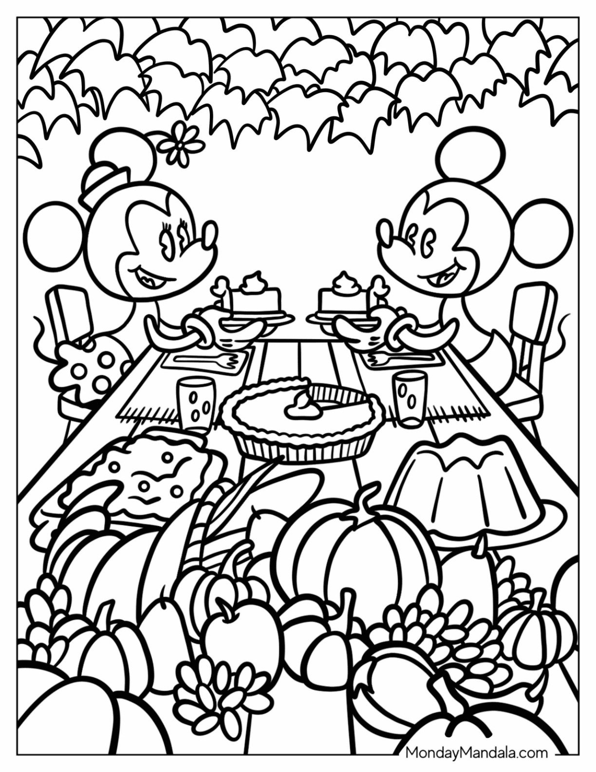 thanksgiving coloring pages free pdf