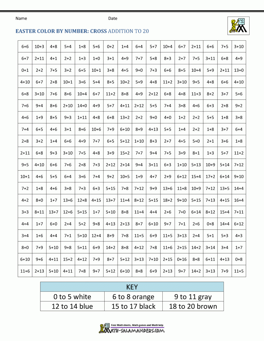 2nd Grade Color By Number 2nd Grade Color By Number