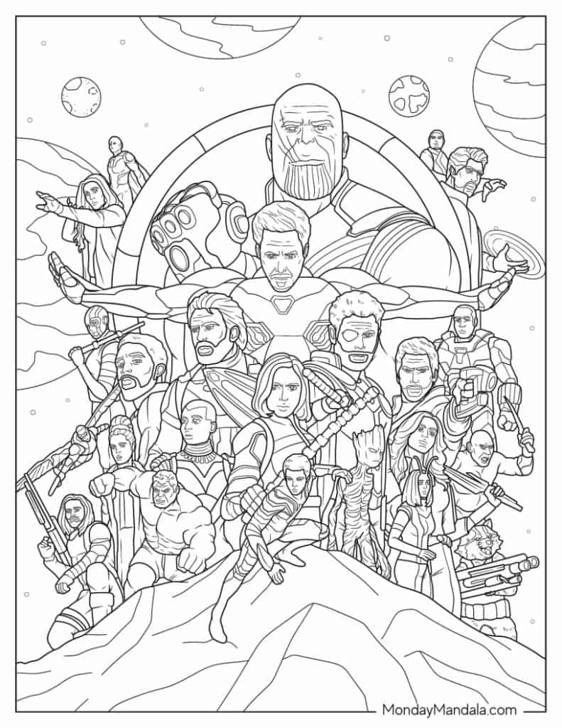 30 Marvel Avengers Coloring Pages Free PDF Printables 30 Marvel Avengers Coloring Pages Free PDF Printables
