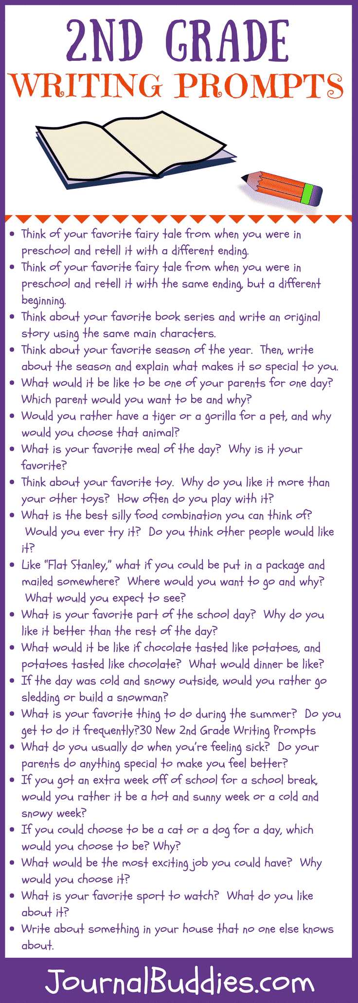 30 Opinion Writing Prompts For 2nd Grade JournalBuddies