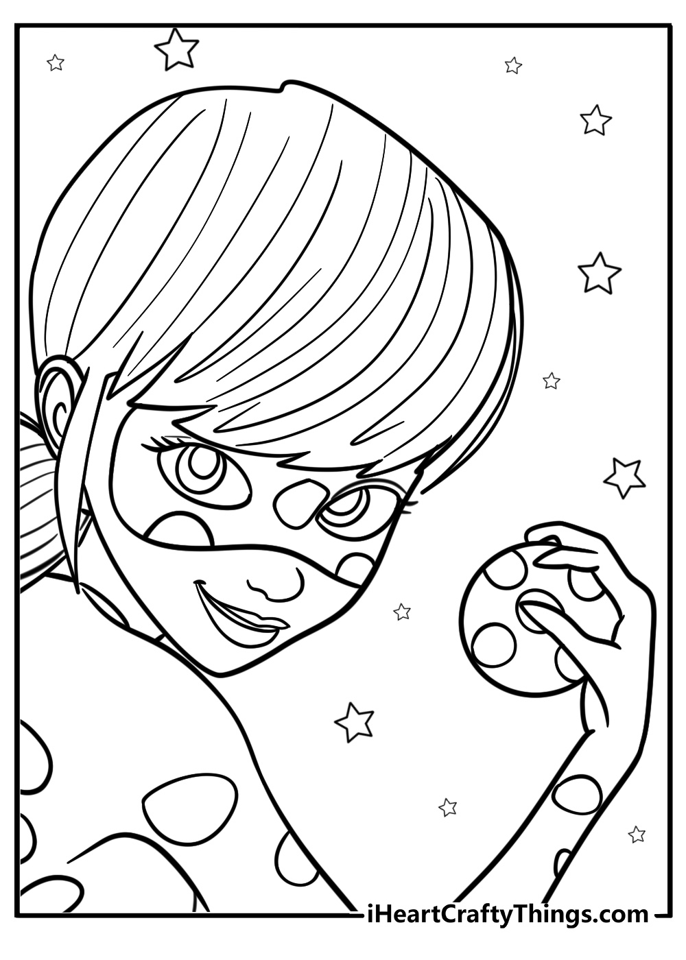 miraculous ladybug coloring page miraculous ladybug coloring page