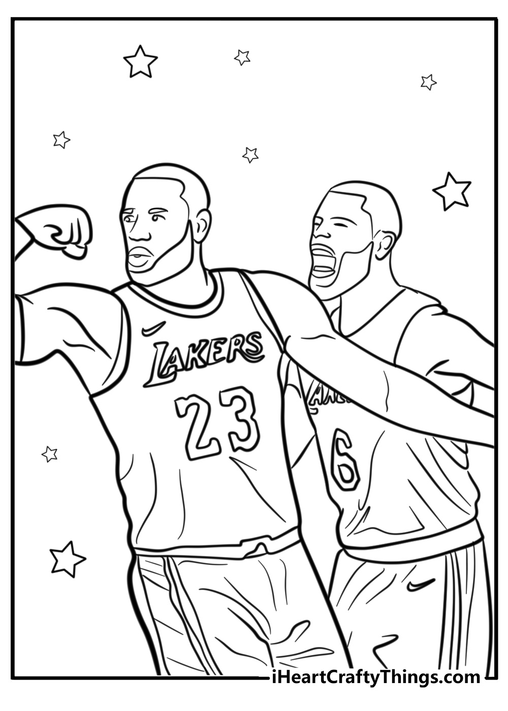 34 Free LeBron James Coloring Pages Printable PDF Sheets 