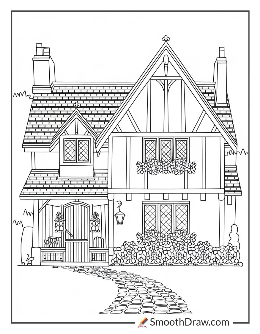 35 House Coloring Pages Free Printables 35 House Coloring Pages Free Printables